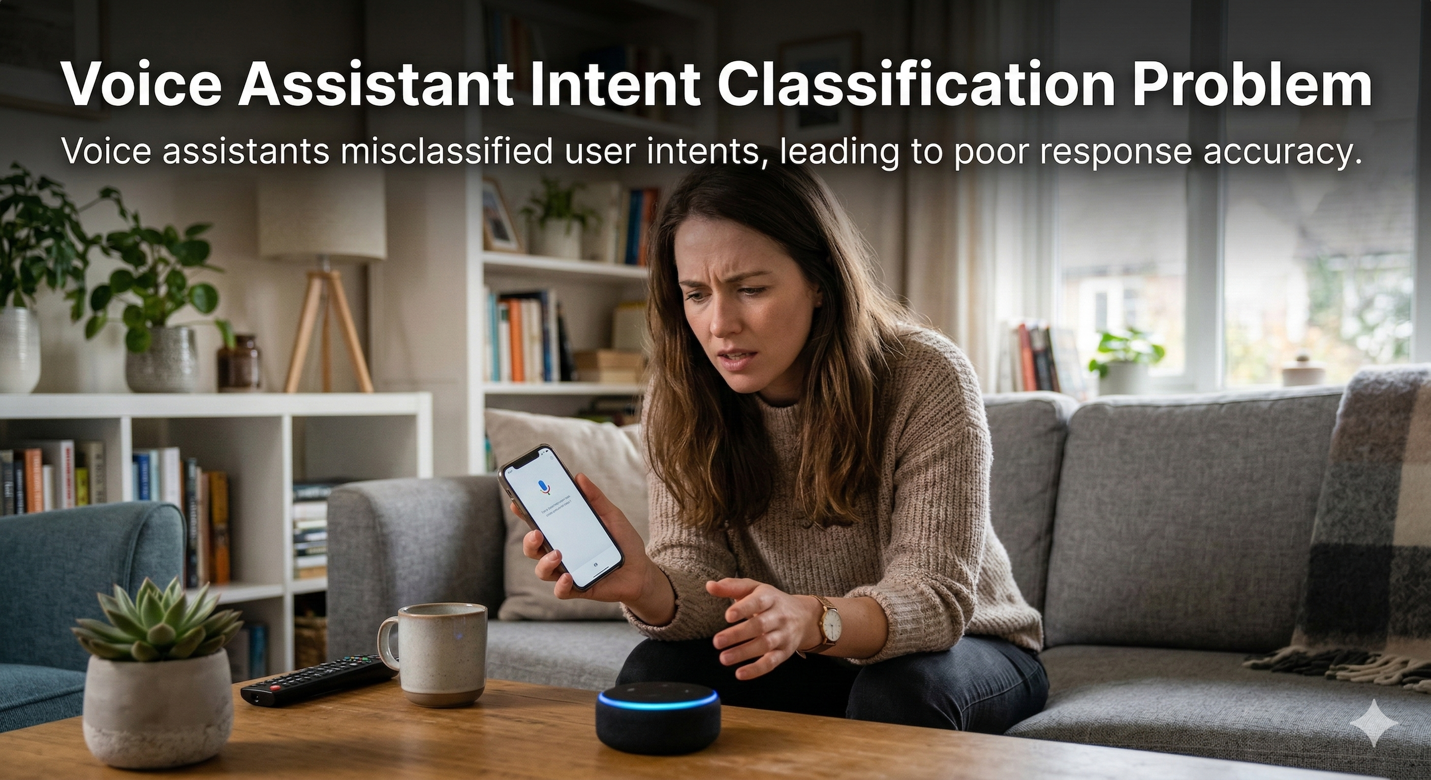 Telecom & Customer Experience use case: Voice Assistant Intent Classification showing audio annotation workflow